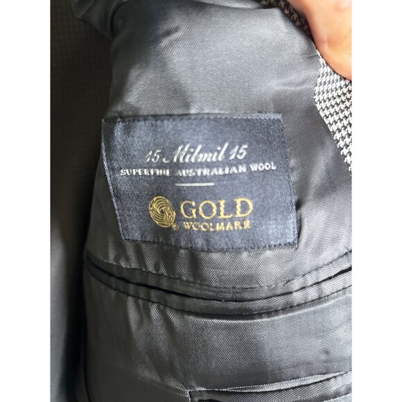 Ermenegildo Zegna Men's Wool Herringbone Black‎ White Blazer Luxury Jacket 50 - Picture 13 of 13